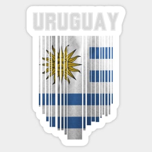 Uruguay flag, uruguayan flag Sticker